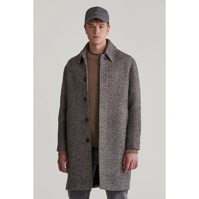 Gant WOOL CAR COAT hnedá
