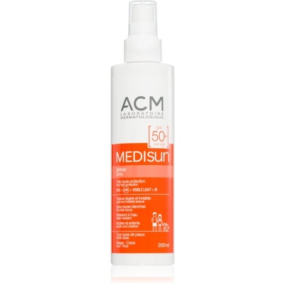 ACM Medisun слънцезащитен спрей за лице и тяло SPF 50+ 200ml