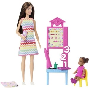 Mattel Комплект за игра Barbie - Учителка (JCR76)
