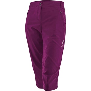 Löffler Дамски 3/4 панталон за колоездене Löffler Women's 3/4 Bike Pants CSL Cycling bottoms - Bordeaux - размер 40 (EU) (155-1697-0514)