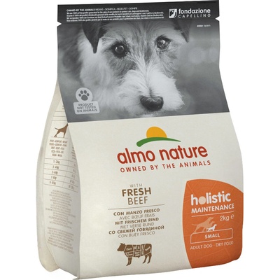 Almo nature Holistic dog XS-S Adult čerstvé hovädzie 2 kg