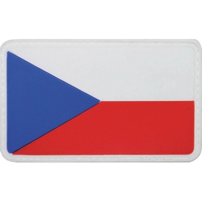 Vlajka ČR 8x5cm na suchý zip