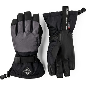 Hestra Ръкавици Hestra Gauntlet Czone Junior 5 Finger Gloves - Graphite / Black - размер 3 (EU) (202-1484-0911)