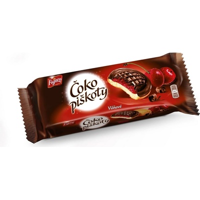 Figaro Čokopiškóty višňa 6 x 147 g
