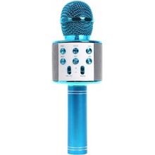 Leventi Bezdrátový karaoke mikrofon WS 858 Modrý