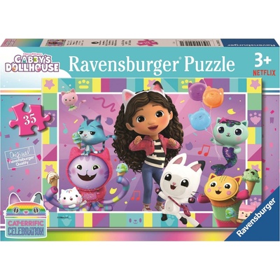 RAVENSBURGER Gábinin kouzelný domek Koťátka 35 dílků