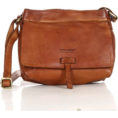 Mazzini Marco kožená crossbody taška koňak vs50b hnedá