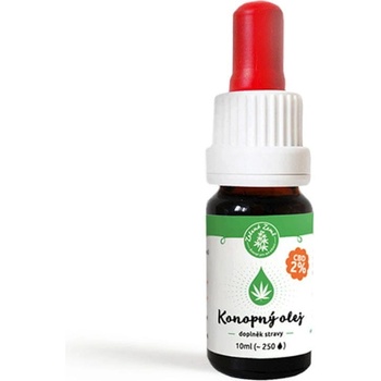 Zelená země CBD Konopný olej 2 % 10 ml