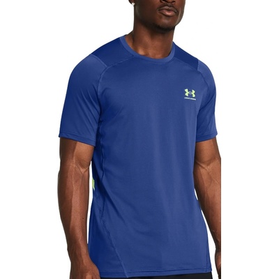 Under Armour Тениска Under Armour UA HG Armour Ftd Graphic SS-BLU Син Velikost XXL