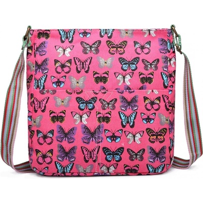 Kabelka Korra Lulu Butterfly růžová