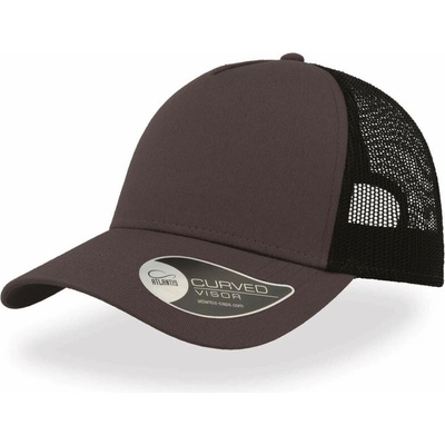 Atlantis Headwear Rapper Trucker 5 panelová COT-338020g5199 Fialová/bílá