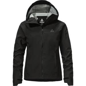 Schöffel Дамско водоустойчиво яке за колоездене Schöffel Women's 2.5L Jacket Style Tajiva Cycling jacket - Black - размер 42 (EU) (151-0836-0115)