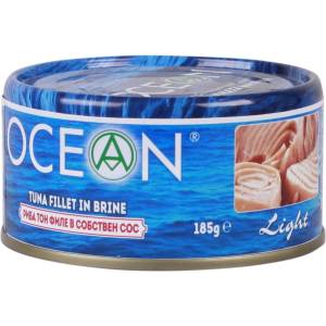 OCEAN РИБА ТОН ФИЛЕ В СОБСТВЕН СОС (185 Г)