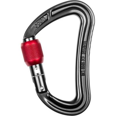 Ocun Винтов карабинер Ocun Raven Screw Screwgate carabiner - Anthracite - размер One Size (322-0232-0111)