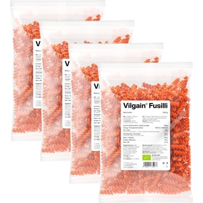 Vilgain Fusilli těstoviny čočkové bio 4 x 250 g
