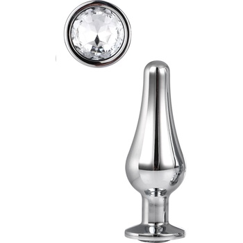 Image 1 of DreamToys Gleaming Love Pleasure Plug Silver Small