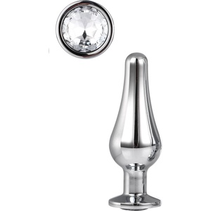 DreamToys Gleaming Love Pleasure Plug Silver Small