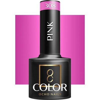 Ocho Nails lak na nechty ružový 308 5 g