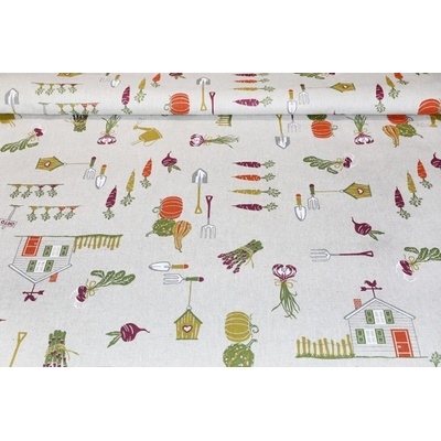MADE IN ITALY Dekoračná látka Záhradka, š. 140 cm Viacfarebná Šírka 140 cm