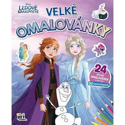 Veľké omaľovánky Ľadové kráľovstvo