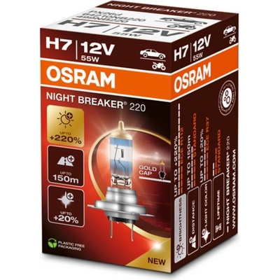 H7 OSRAM Night Breaker Laser +220% 64210NB220 1бр (3695)