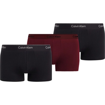 Calvin Klein Боксерки Calvin Klein Cotton Stretch Boxer Shorts - Blk/Red/BlkQVV