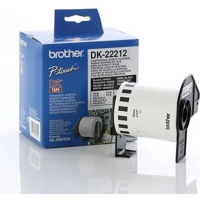 Brother dk-22212 БЯЛА САМОЗАЛЕПВАЩА СЕ ЛЕНТА 62mmx15, 24m ОРИГИНАЛНА ЛЕНТА В РОЛКА (dk22212)