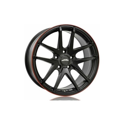 INTER ACTION RED HOT 8.5x18 5x114.3 ET40 dull black red