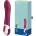Загряващ се G-spot вибратор, смартфон контрол, 22см. - Big Heat (SATISFY338)