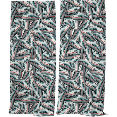 IMPAR Závěsy Ice 3 pattern,140 × 250 cm