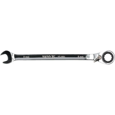 Yato Kľúč očkoplochý račňový prepínací 8mm YT-1651