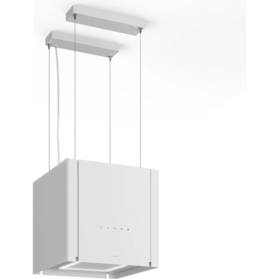 Klarstein Velaire абсорбатор функция повдигане 40 см, Елегантен, минималистичне, мощен, EEC A++, 601 м³/ч (UI0841G White) (UI0841G White)