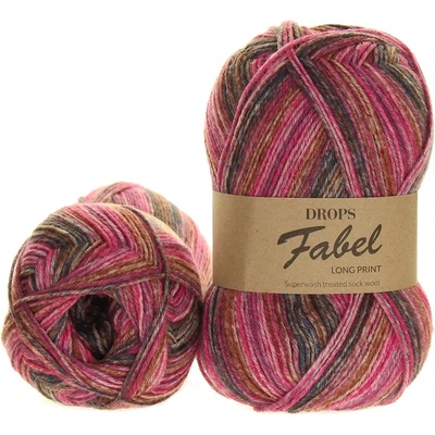 Drops Fabel long print 655