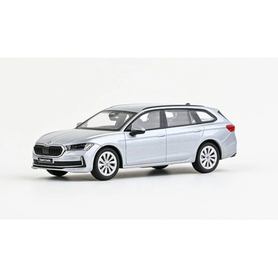 Abrex Škoda Superb IV 2023stříbrná pebble AF 1:43