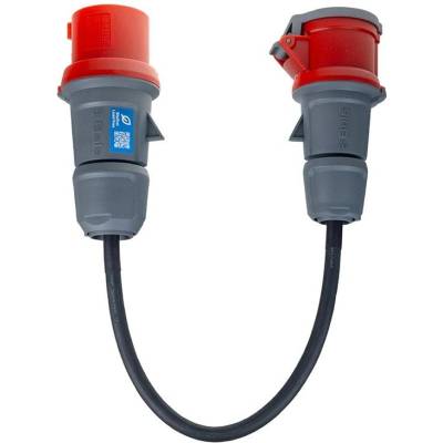 SECTRON Редуктор SECTRON CEE 5pin 16A - CEE 5pin 32A 400V 0, 4m (EL-CEE5-3M32A-16A)