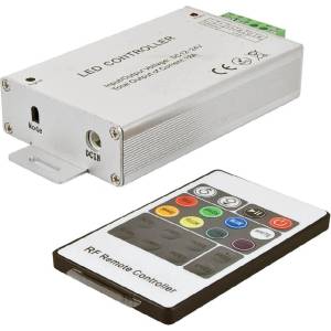 VIVALUX КОНТРОЛЕР ЗА LED ЛЕНТА RGB VIVALUX РАДИОЧЕСТОТЕН IP20 12V С ДИСТАНЦИОННО 85x52мм (VIV003631)