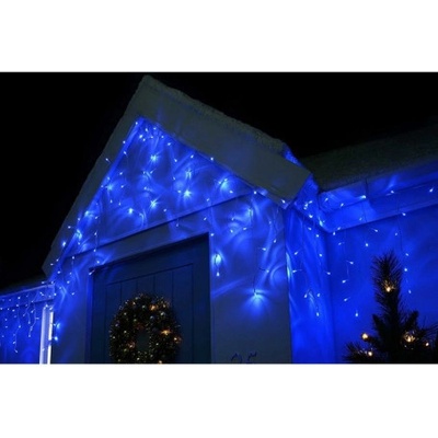 SPRINGOS LED krápníky 22,5 m 500 LED IP44 8 světelných módů modrá CL0502