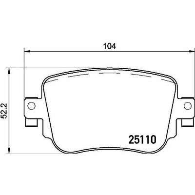 BREMBO Súprava brzdových doštičiek P 85 135