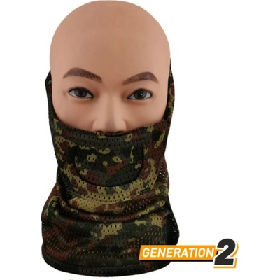 Nákrčník Cygnus Armory Face Warrior Gen2 Flecktarn – Zboží Dáma