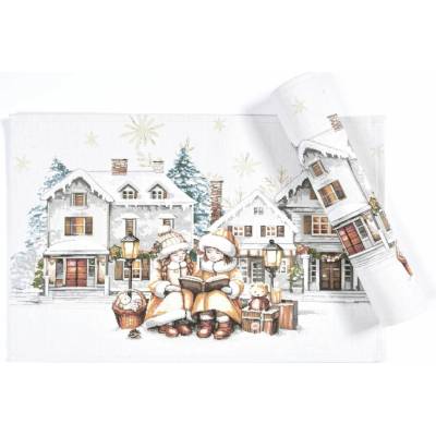 Praktik Chenille prestieranie 001VA biela Bavlna/polyester 30x45cm