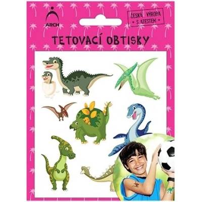 ARCH Dětské tetovací obtisky Dinosauři 2542