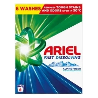Ariel prací prášok Alpine Fresh biele tkaniny 330 g 6 PD
