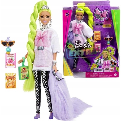 Barbie Extra neonově zelené vlasy – Zboží Dáma