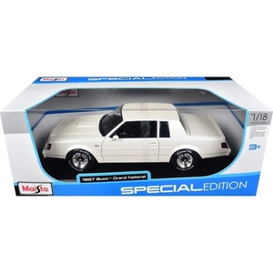 Maisto Метална кола Maisto Special Edition - Buick Grand National 1987, 1: 18, бяла (31479 WT)