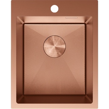 Mexen Solix кухненска мивка от неръждаема стомана с 1 отделение 400 x 500 мм, мед HC - 6406401000-65HC (6406401000-65HC)