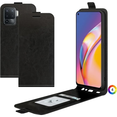 OPPO Reno5 Lite / A94 Flip3 Кожен Калъф и Протектор