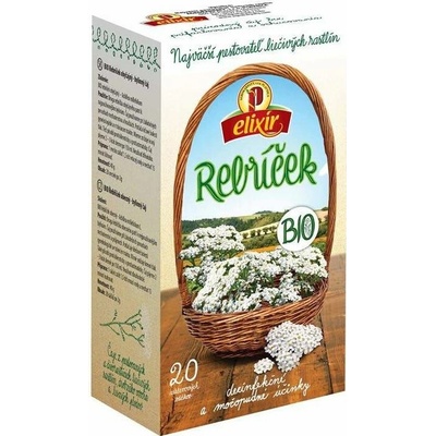 Agrokarpaty Bio Rebríček obyčajný bylinný čaj 20 x 2 g