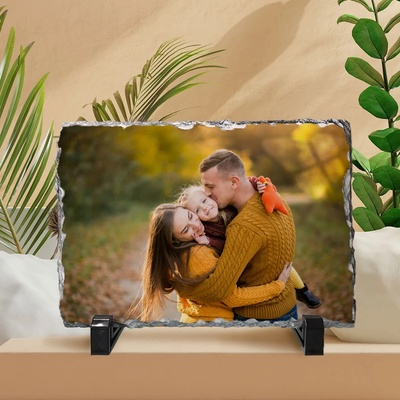 Art gift Скална плочка Правогълна със снимка