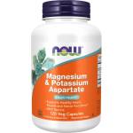NOW Magnesium & Potassium Aspartate [120 капсули]