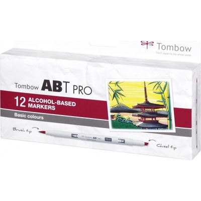 Tombow ABT PRO Basic colours 12 ks ABTP-12P-1